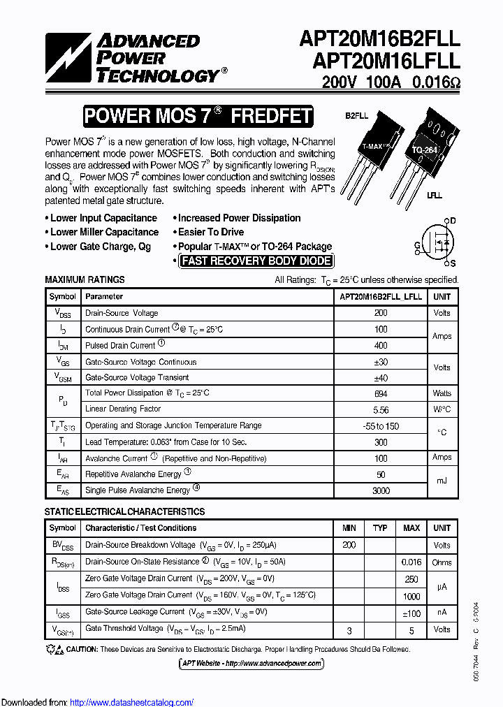 APT20M16LFLLG_9002822.PDF Datasheet