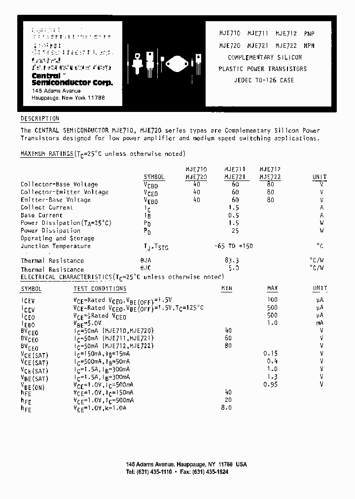 MJE710_9003110.PDF Datasheet