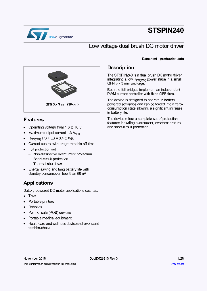 STSPIN240_9003834.PDF Datasheet