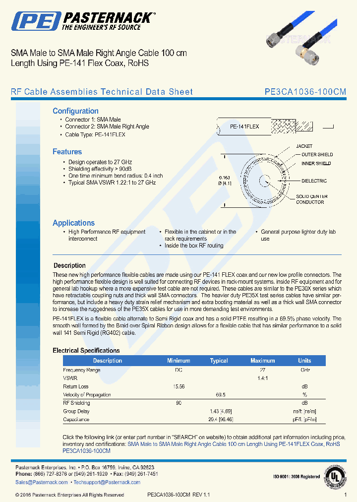 PE3CA1036-100CM_9004280.PDF Datasheet