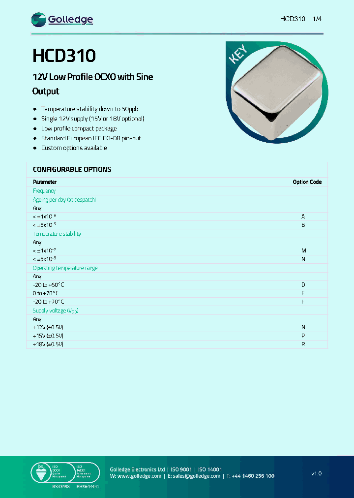 HCD310_9004458.PDF Datasheet