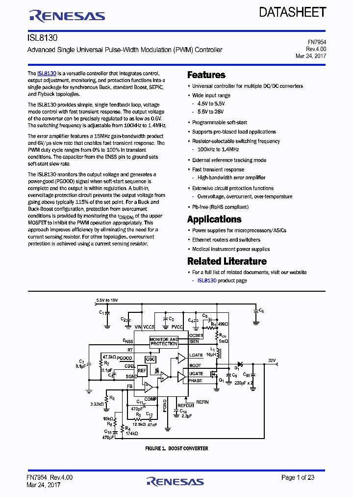 ISL8130_9005170.PDF Datasheet