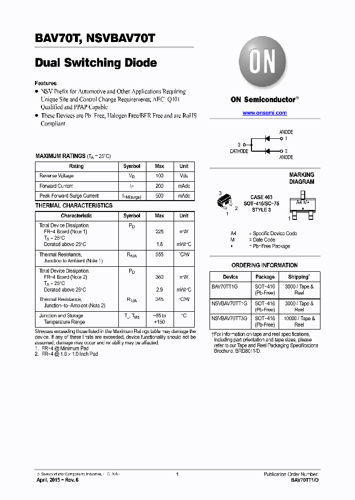 BAV70T_9007952.PDF Datasheet