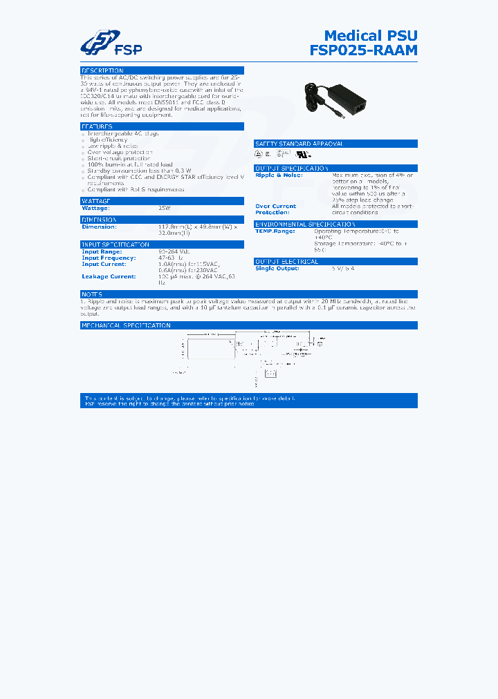 FSP025-RAAM_9008687.PDF Datasheet