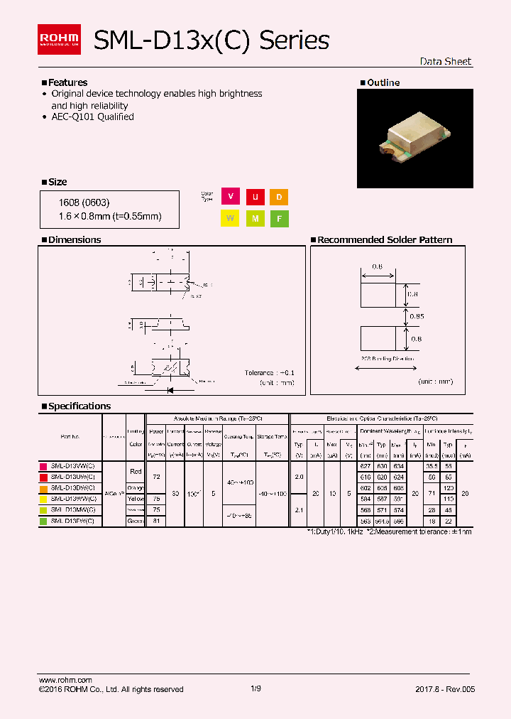 SML-D13DW_9008957.PDF Datasheet