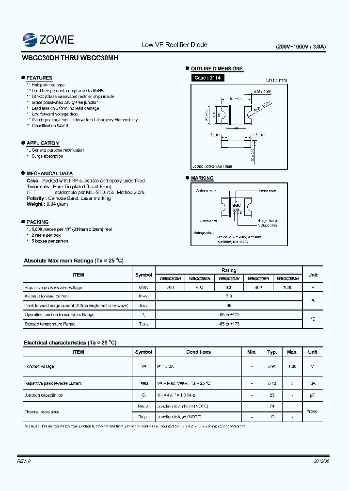 WBGC30DH_9009254.PDF Datasheet