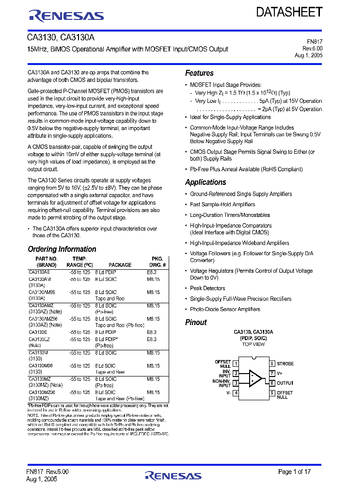 CA3130E_9010754.PDF Datasheet