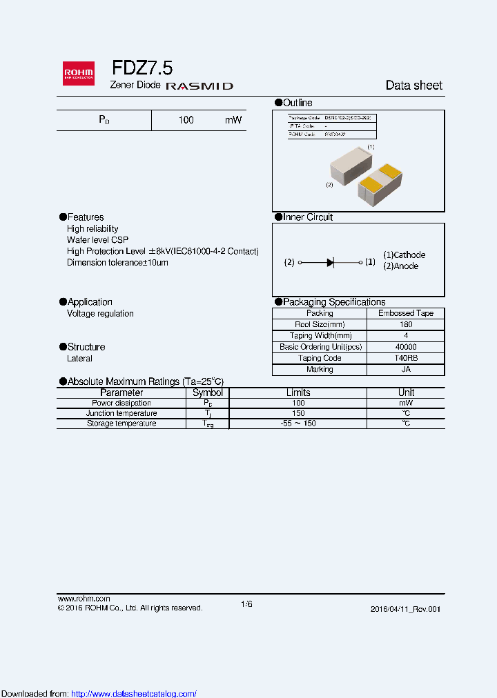 FDZ75_9011734.PDF Datasheet