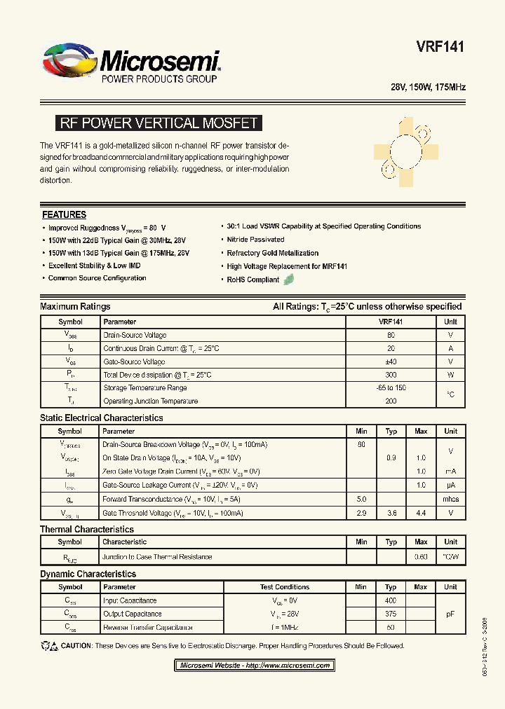 VRF141_9011220.PDF Datasheet