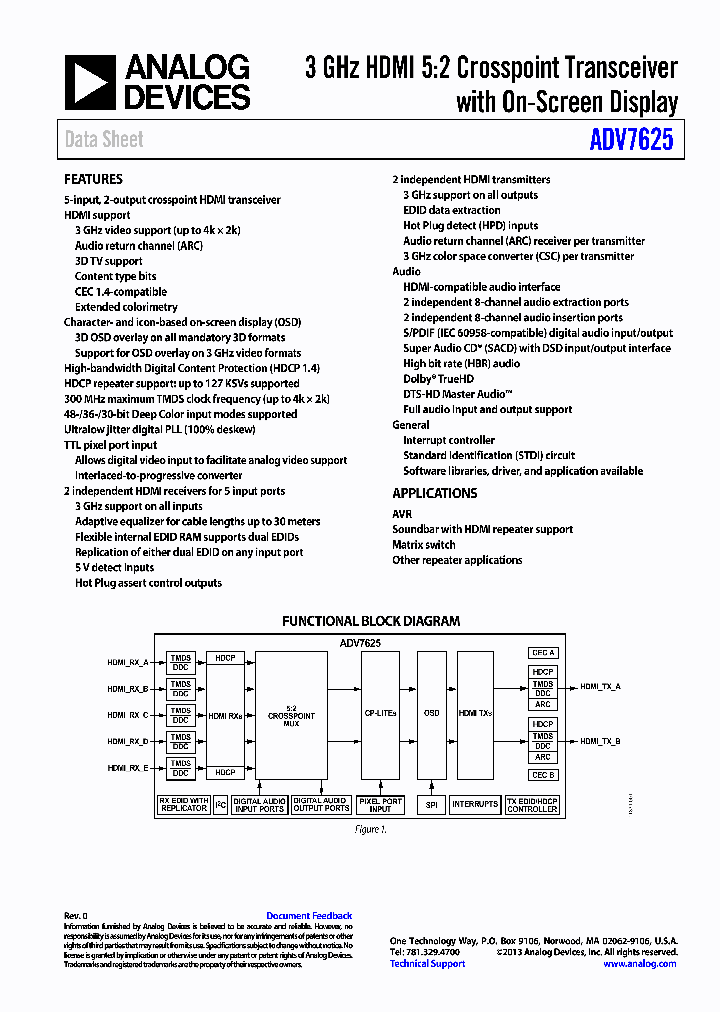 EVAL-ADV7625-SMZ_9011703.PDF Datasheet