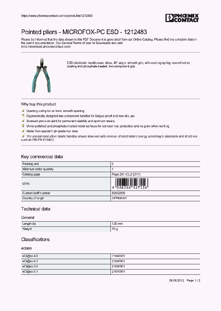 MICROFOX-PC-ESD_9012340.PDF Datasheet