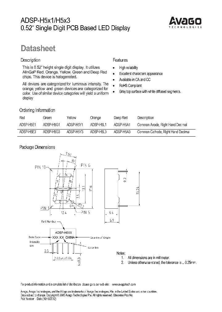 ADSP-H5G3_9012503.PDF Datasheet