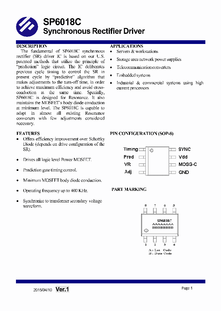 SP6018C_9012933.PDF Datasheet
