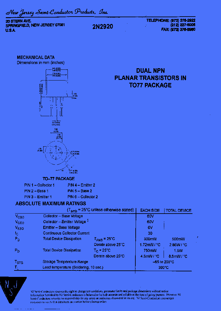 2N2920_9013626.PDF Datasheet