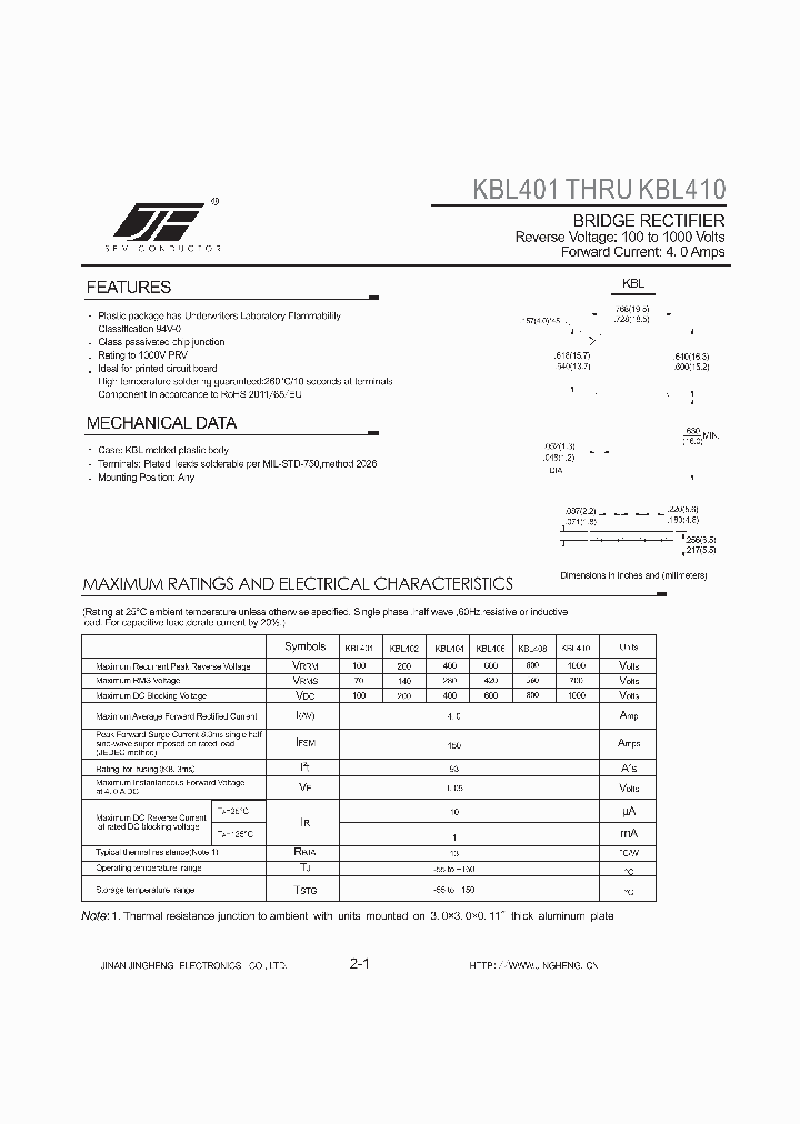 KBL4005_9014313.PDF Datasheet