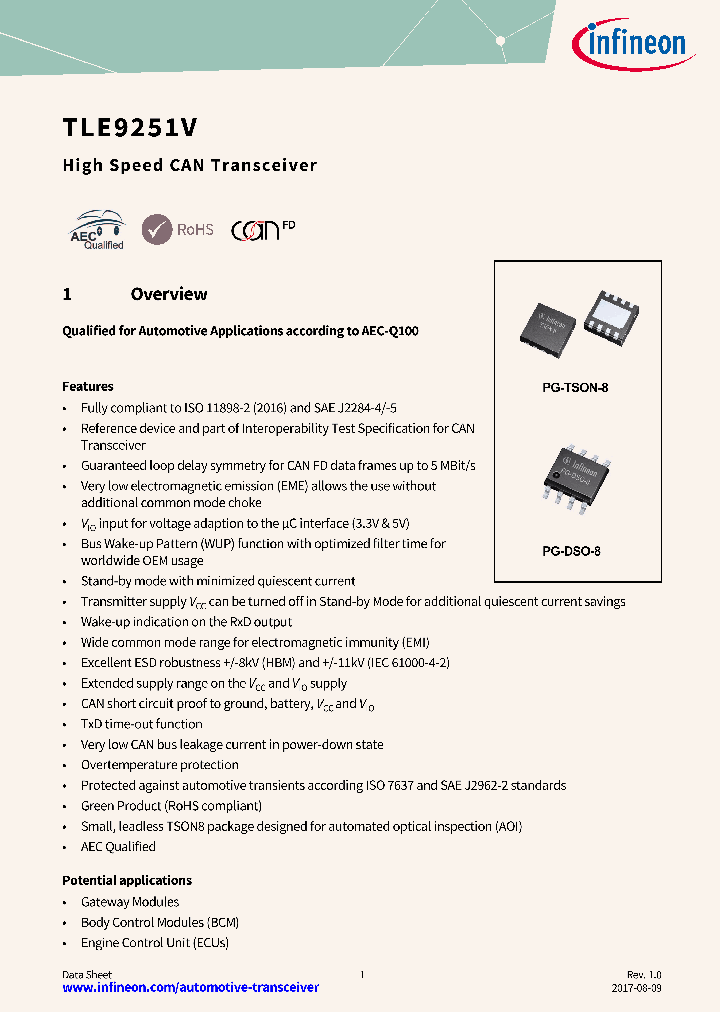 TLE9251V_9014625.PDF Datasheet