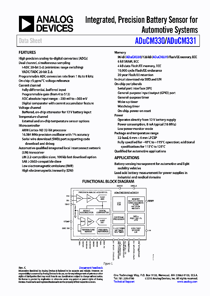 ADUCM330_9015204.PDF Datasheet