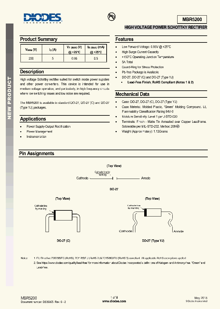 MBR5200VPBTR-E1_9015817.PDF Datasheet