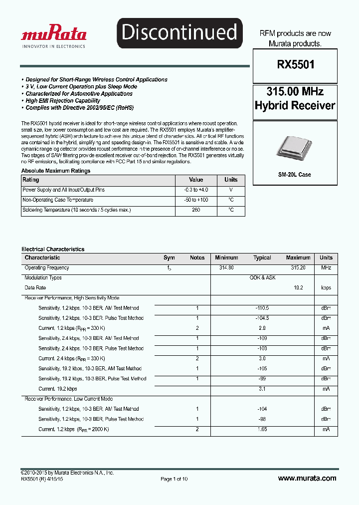 RX5501_9015924.PDF Datasheet