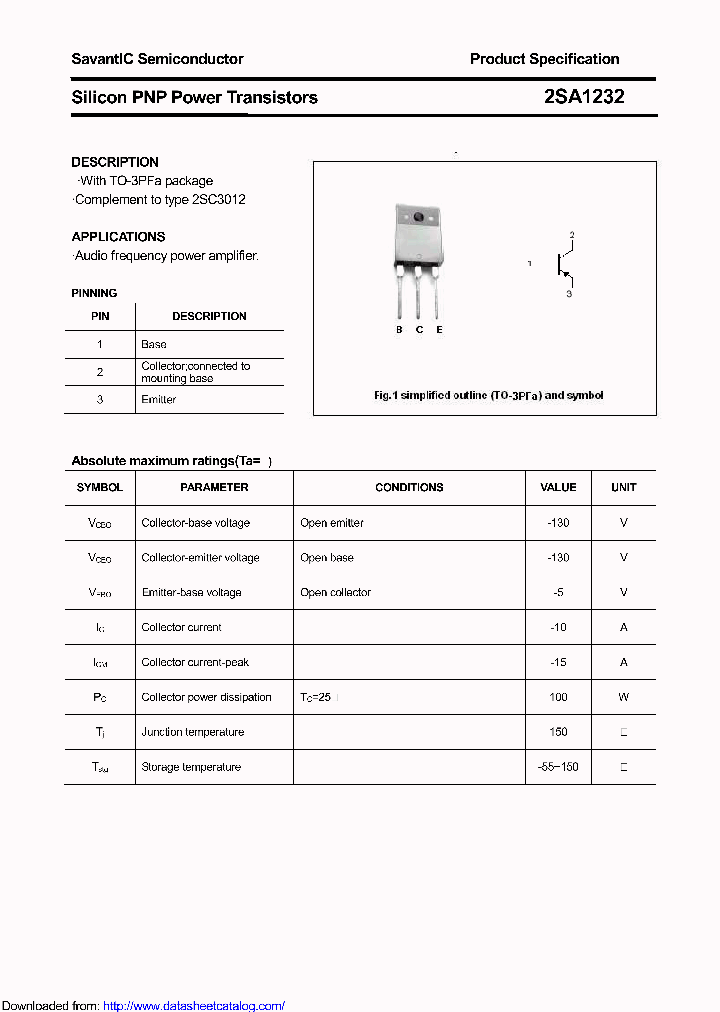 2SA1232_9016979.PDF Datasheet