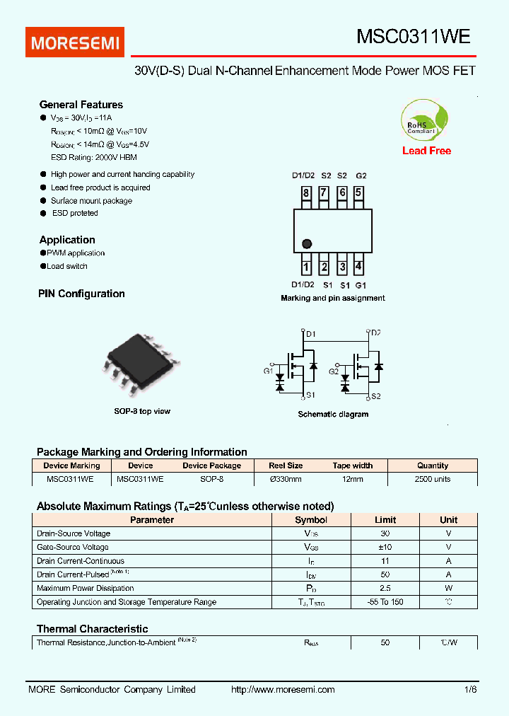 MSC0311WE_9017405.PDF Datasheet