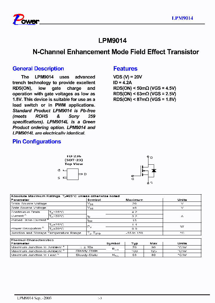LPM9014_9017529.PDF Datasheet