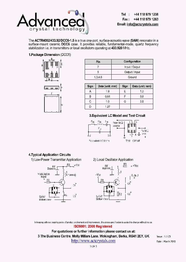 ACTR4002_9017850.PDF Datasheet