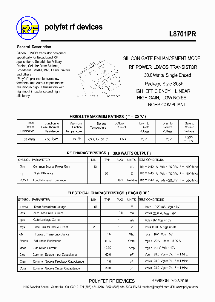L8701PR_9018792.PDF Datasheet