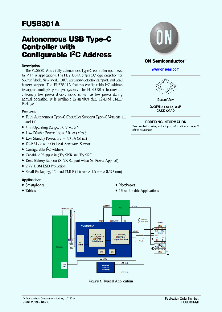 FUSB301A_9018929.PDF Datasheet