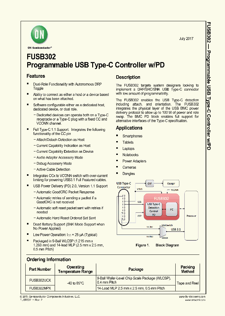 FUSB302_9018931.PDF Datasheet