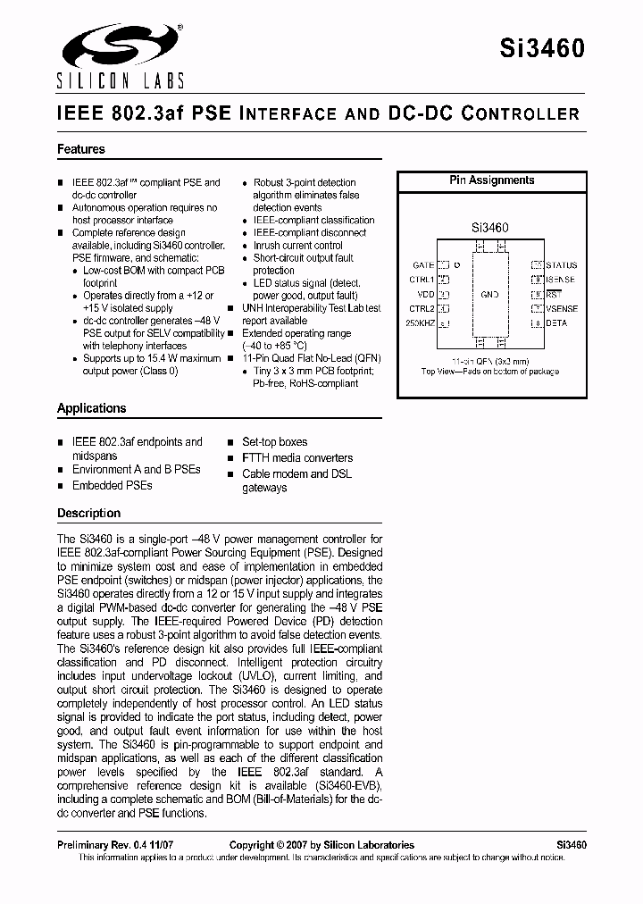 SI3460_9019413.PDF Datasheet
