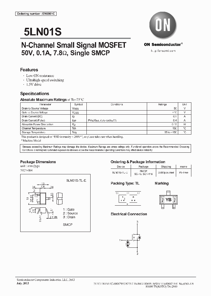 5LN01S-TL-E_9020788.PDF Datasheet