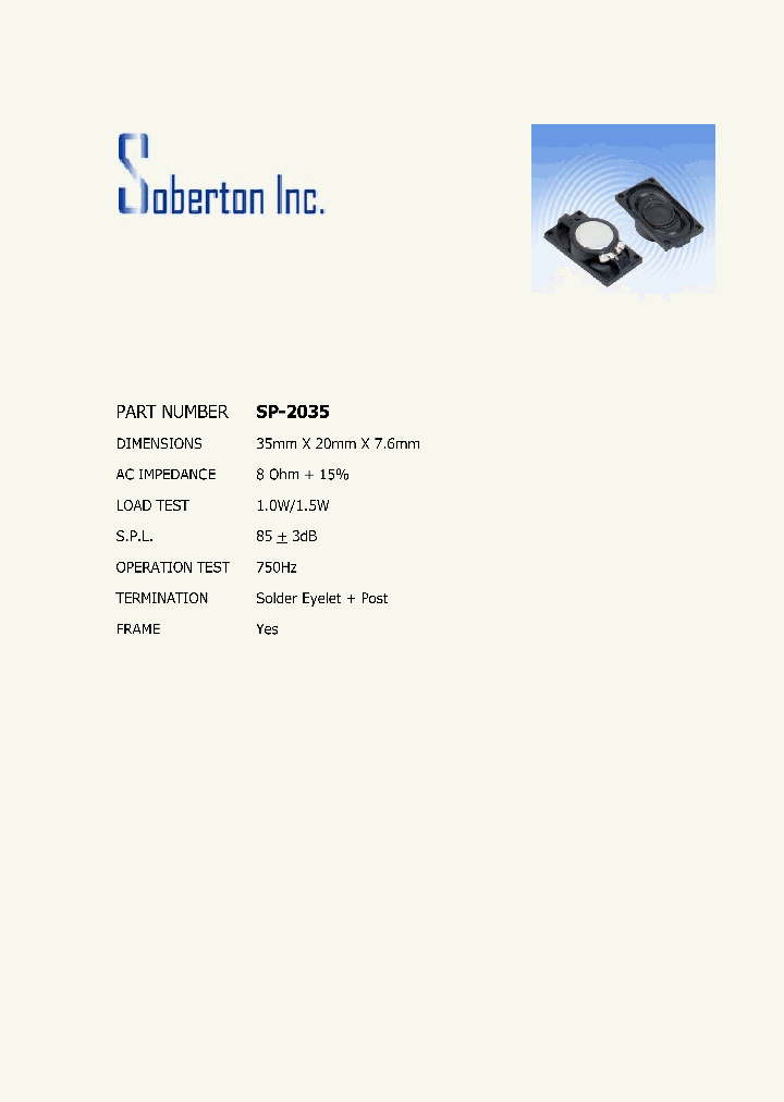 SP-2035_9021483.PDF Datasheet