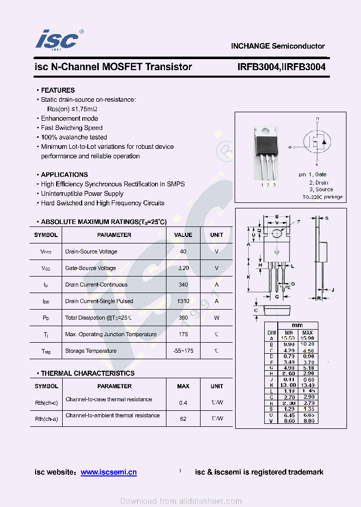 IRFB3004_9021518.PDF Datasheet