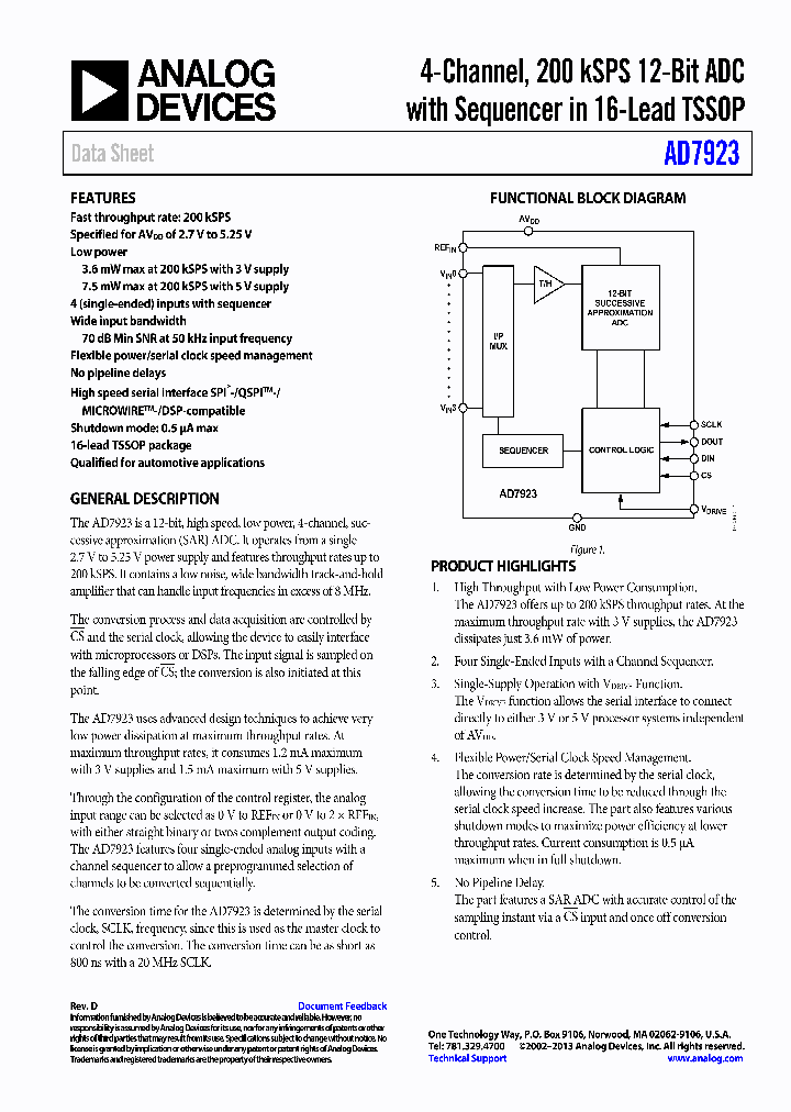 AD7923BRU_9021824.PDF Datasheet