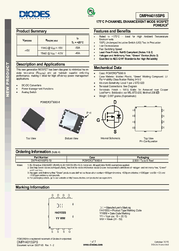 DMPH4015SPS-13_9023846.PDF Datasheet