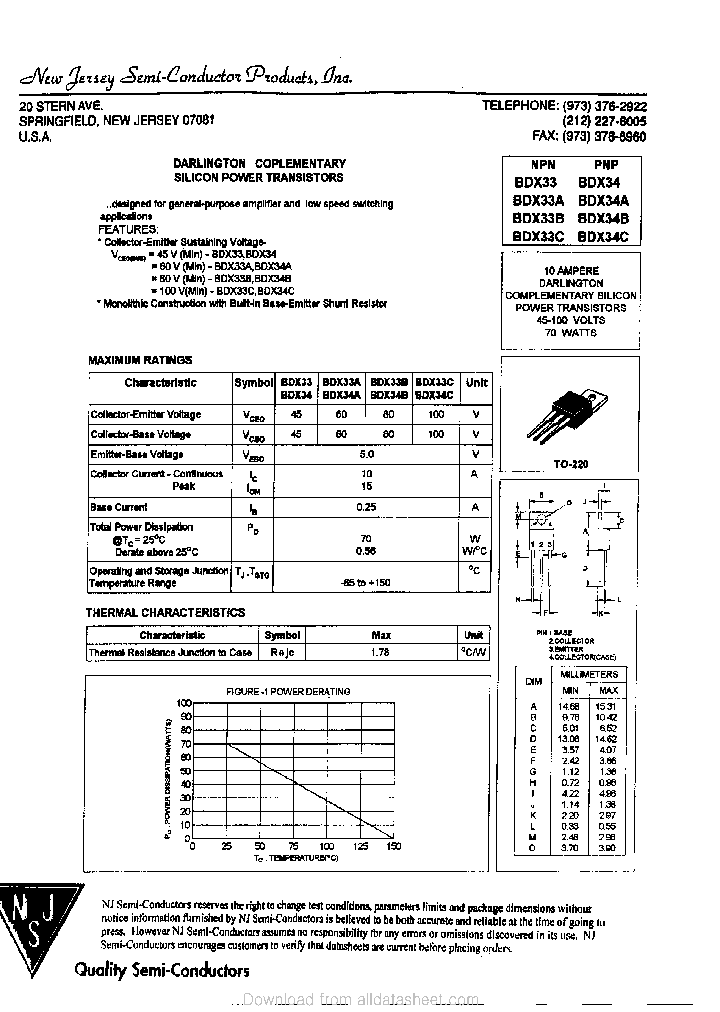 BDX33_9024321.PDF Datasheet