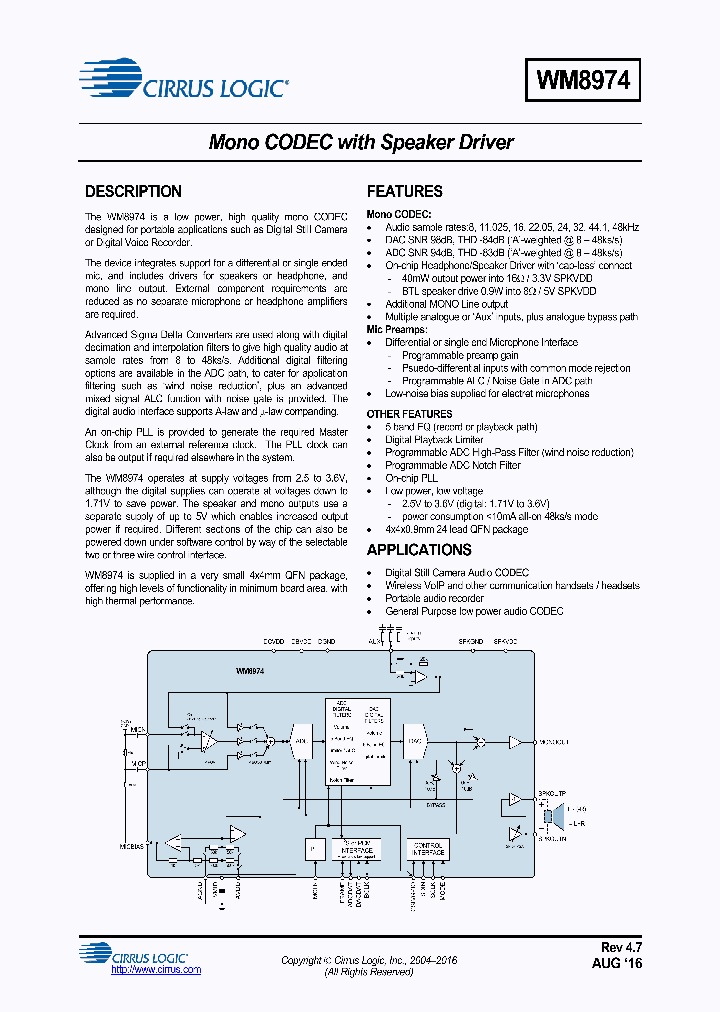 WM8974_9026404.PDF Datasheet