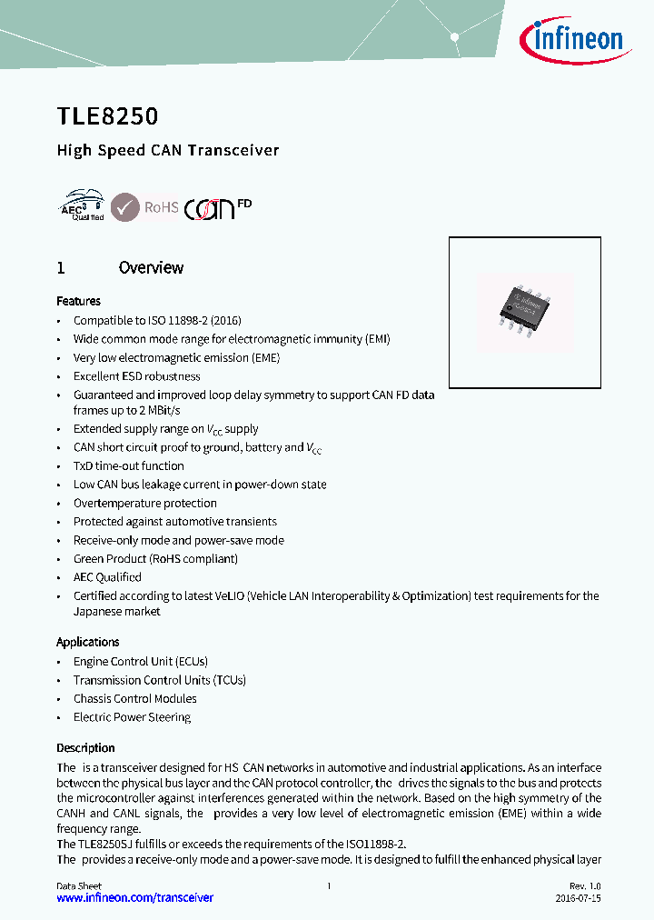 TLE8250_9026828.PDF Datasheet
