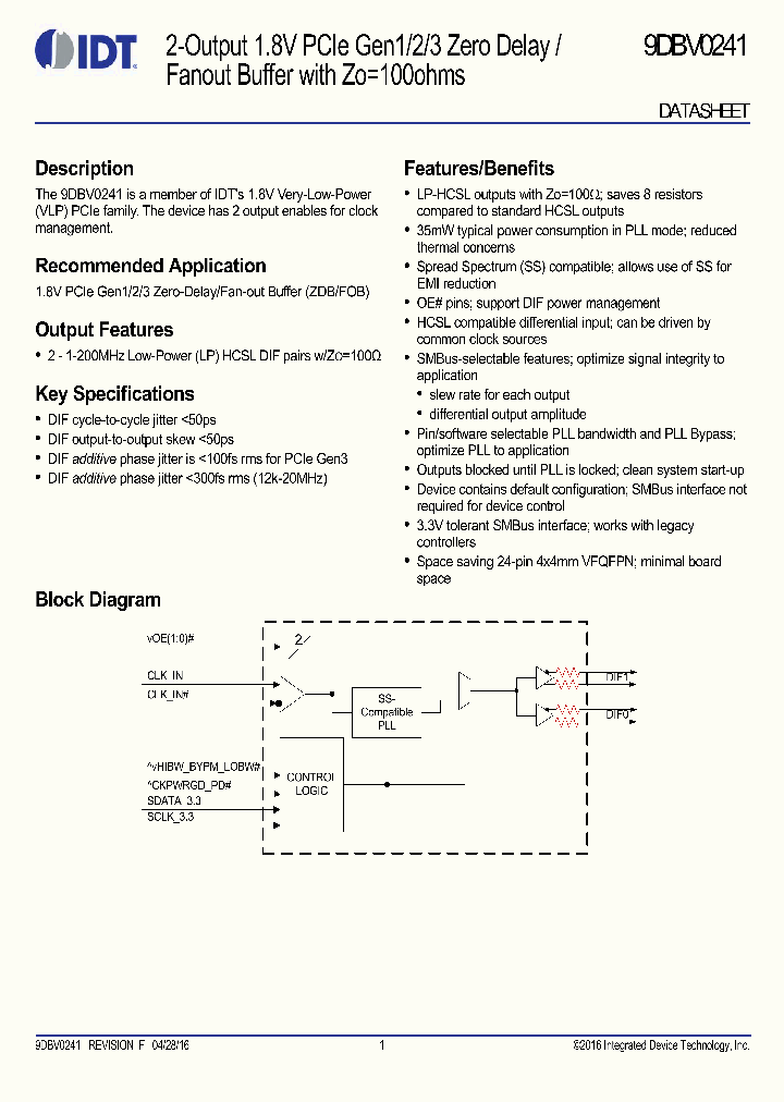 9DBV0241_9027027.PDF Datasheet