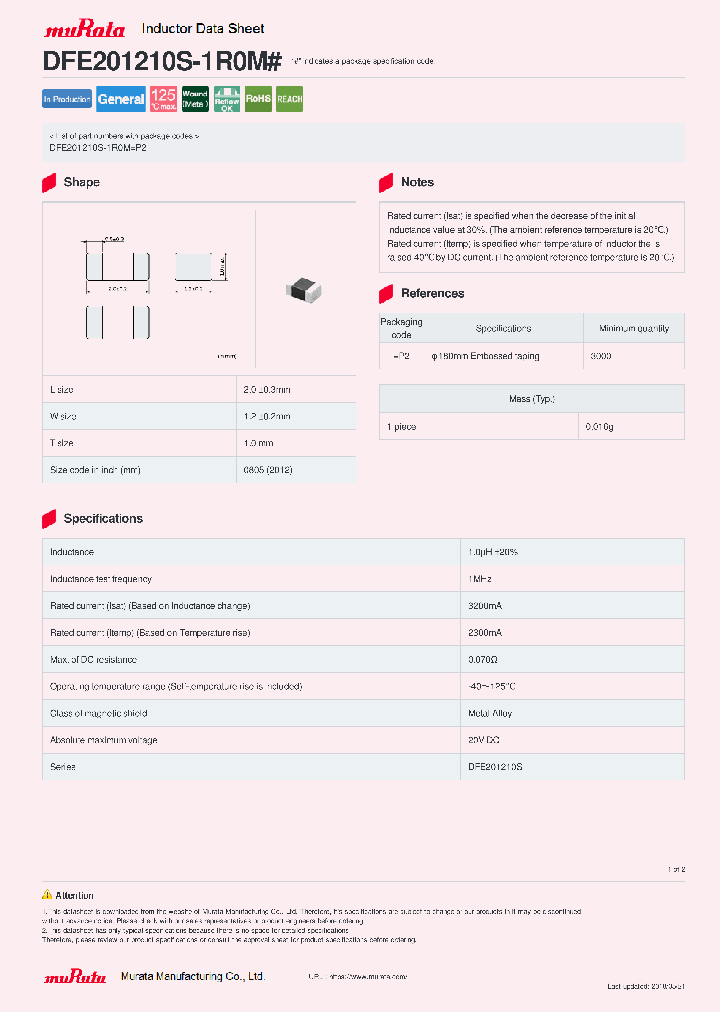 DFE201210S-1R0M-18_9027452.PDF Datasheet