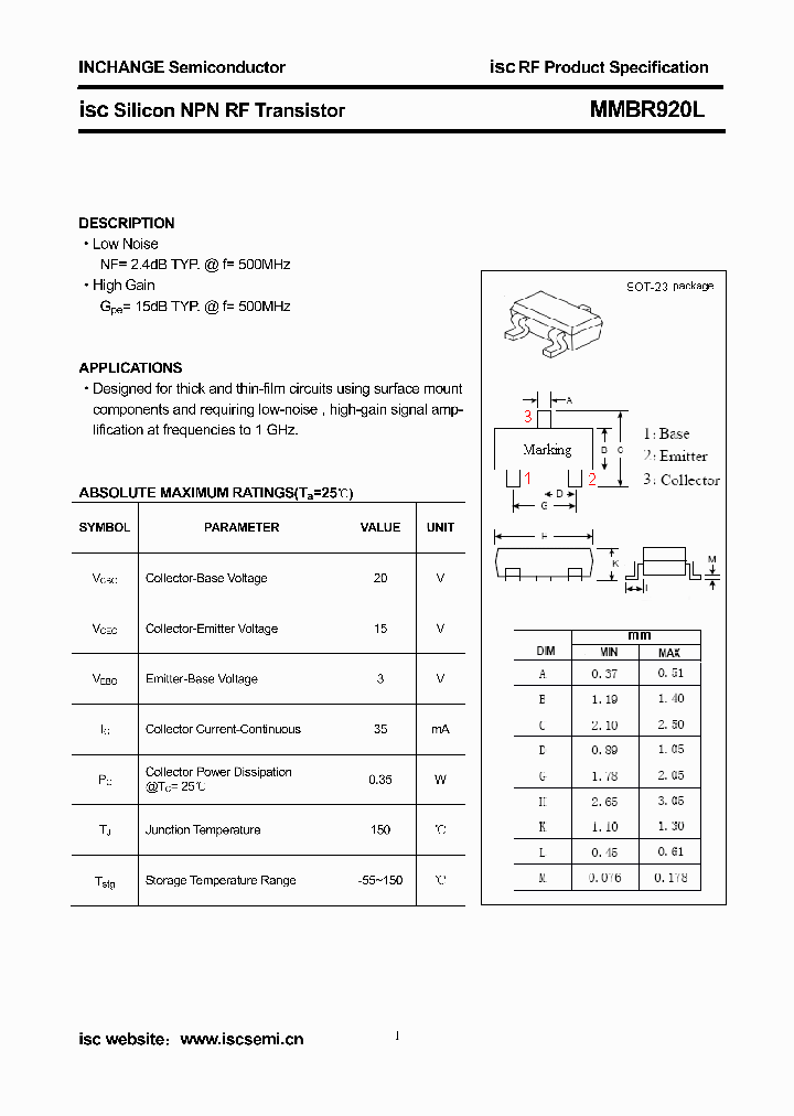 MMBR920L_9027894.PDF Datasheet