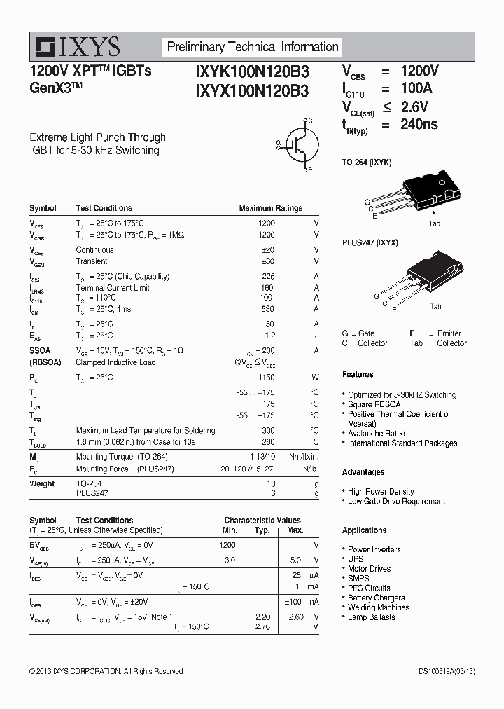 IXYK100N120B3_9028642.PDF Datasheet