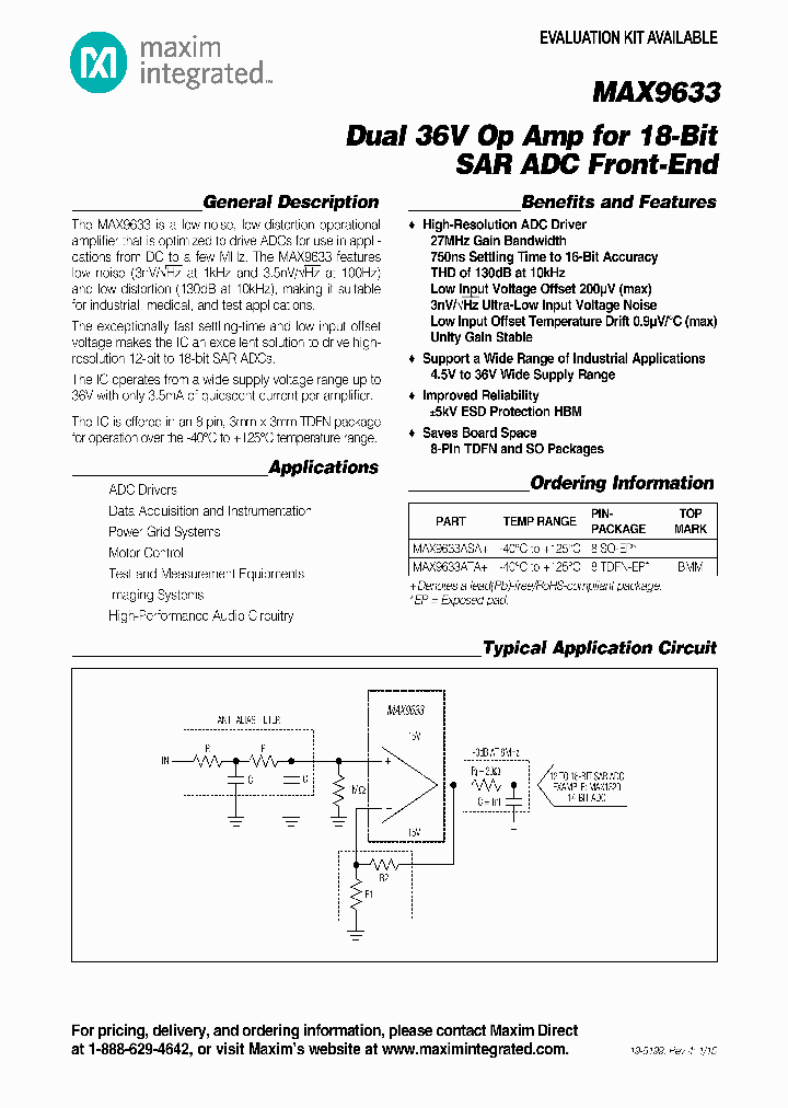 MAX9633_9029976.PDF Datasheet