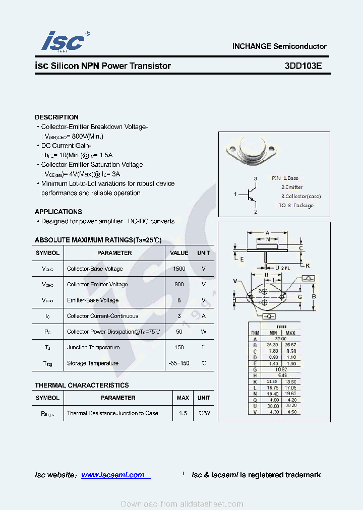 3DD103E_9030392.PDF Datasheet