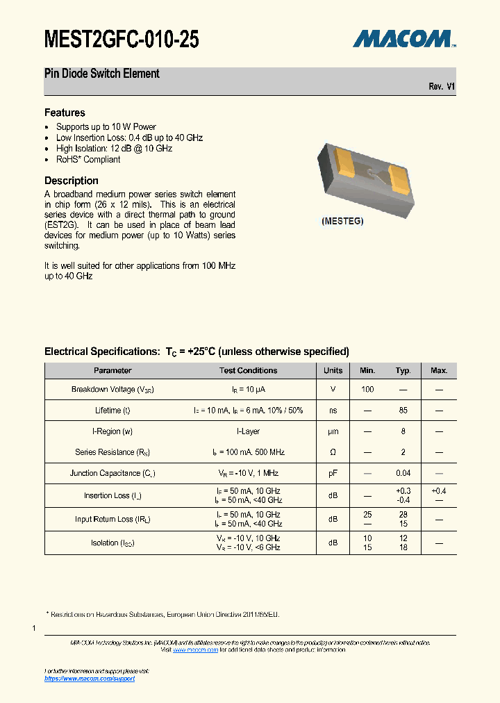MEST2GFC-010-25_9031738.PDF Datasheet