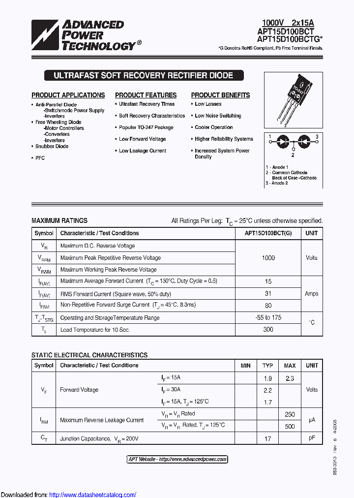 APT15D100BCTG_9034891.PDF Datasheet