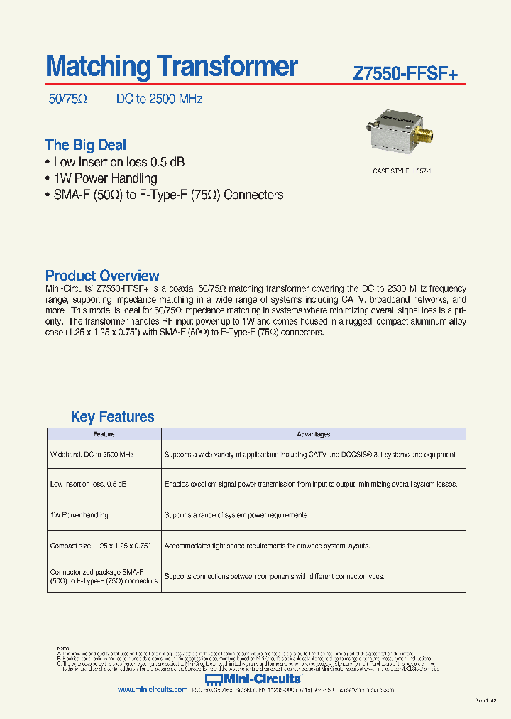 Z7550-FFSF_9035342.PDF Datasheet