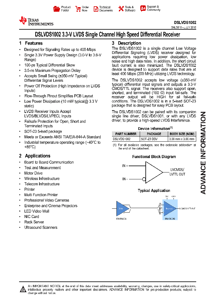 DSLVDS1002_9036298.PDF Datasheet