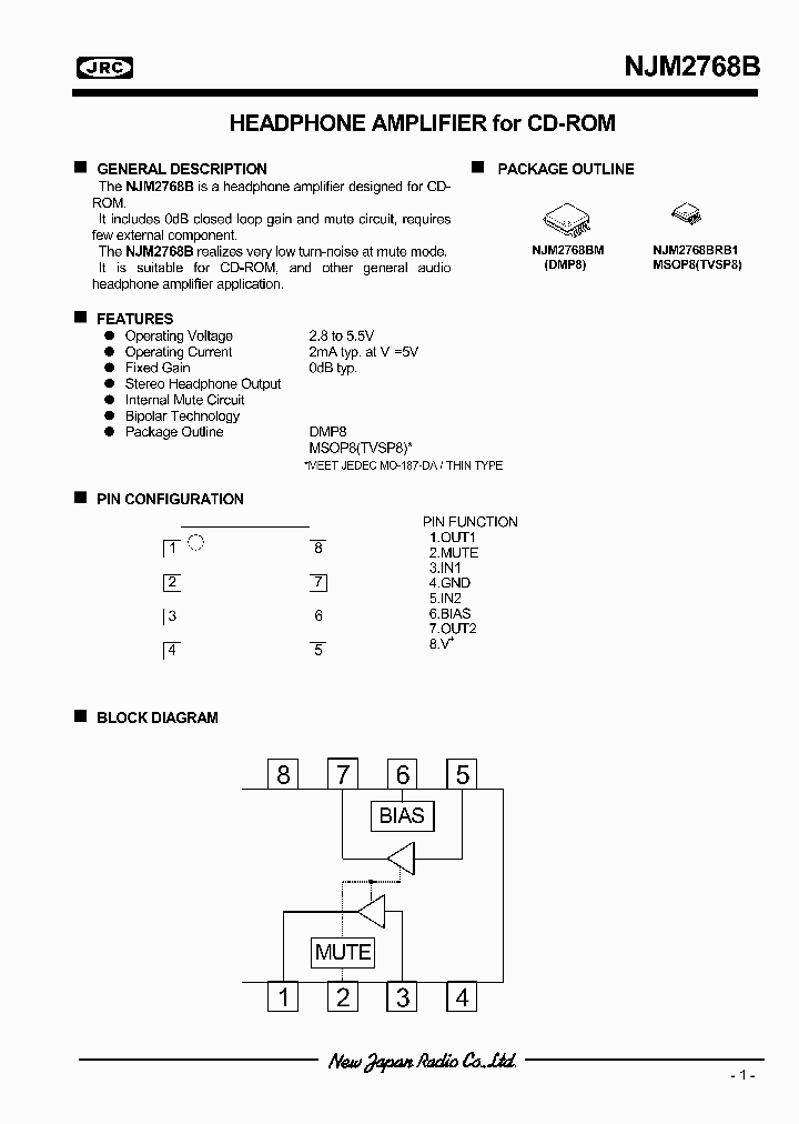 NJM2768BM_9036314.PDF Datasheet